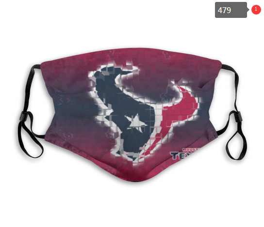 NFL Houston Texans #7 Dust mask with filter->nfl dust mask->Sports Accessory